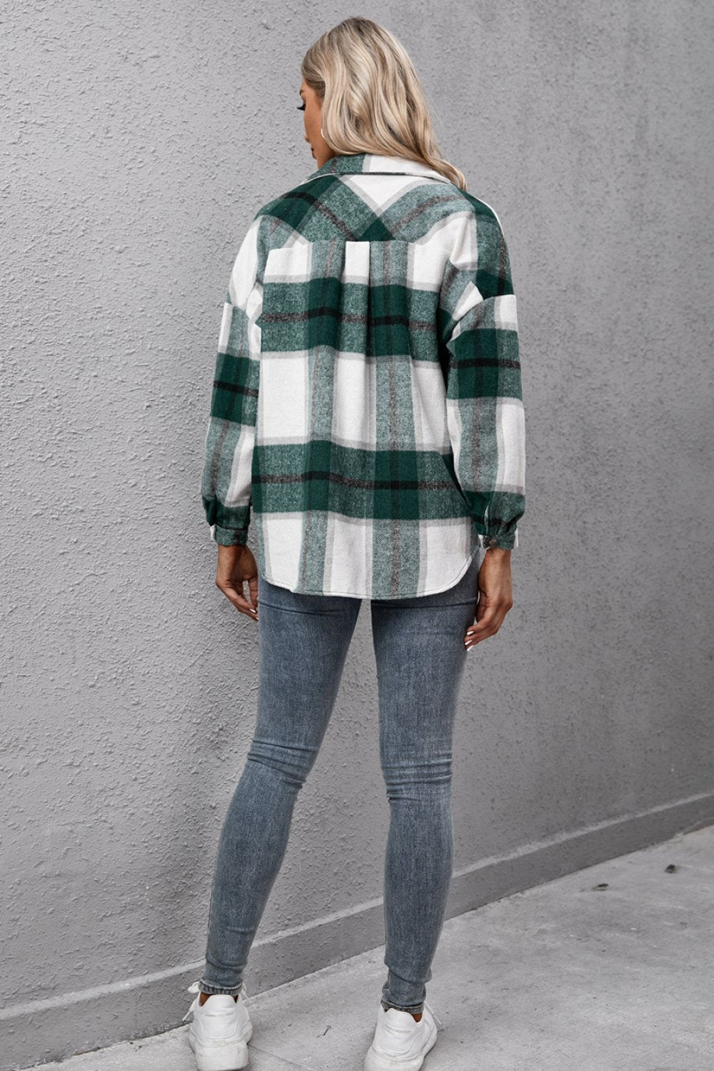 Plaid Button Down Flannel Shirt Jacket / Pre-Order 11.05.2021
