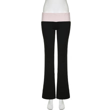 Load image into Gallery viewer, Casual Contrast Color Flare High Waist Sweatpants For Women