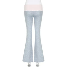 Load image into Gallery viewer, Casual Contrast Color Flare High Waist Sweatpants For Women