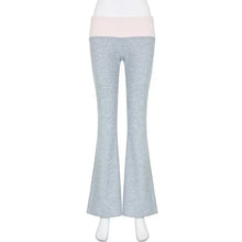 Load image into Gallery viewer, Casual Contrast Color Flare High Waist Sweatpants For Women