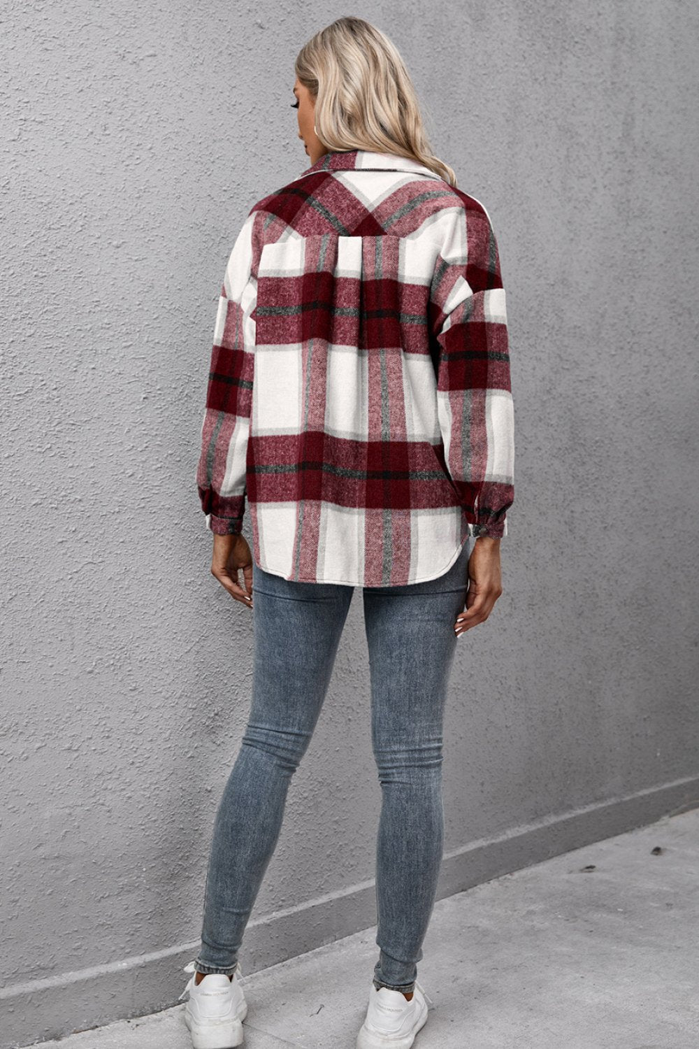 Plaid Button Down Flannel Shirt Jacket / Pre-Order 11.05.2021