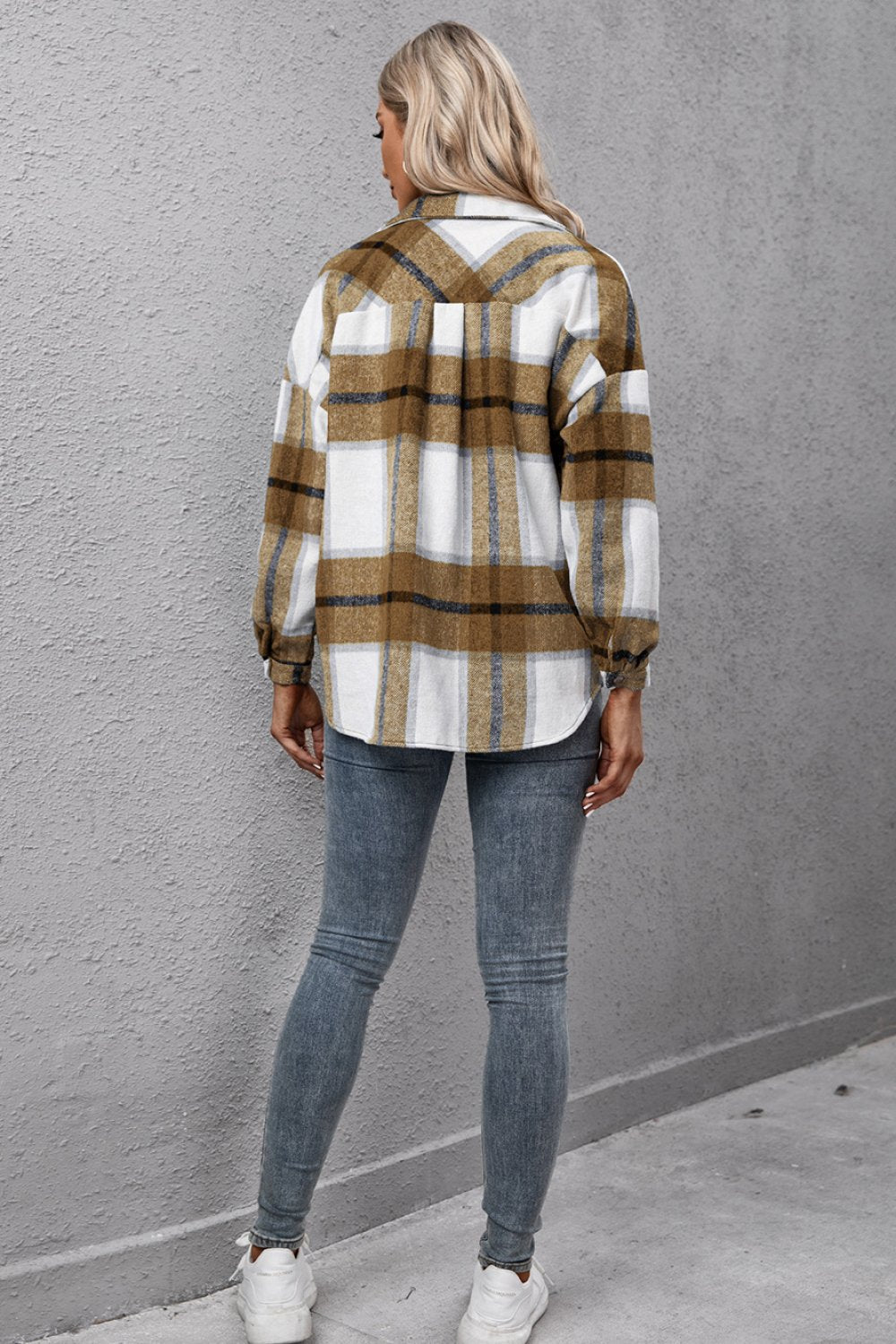 Plaid Button Down Flannel Shirt Jacket / Pre-Order 11.05.2021