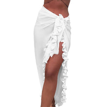 Load image into Gallery viewer, Women Ruffles Sarong Bikini Cover Up Chiffon Wrap/Skirts