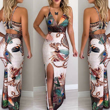 Load image into Gallery viewer, New Women Floral Dress Summer Beach Casual Long Sundress