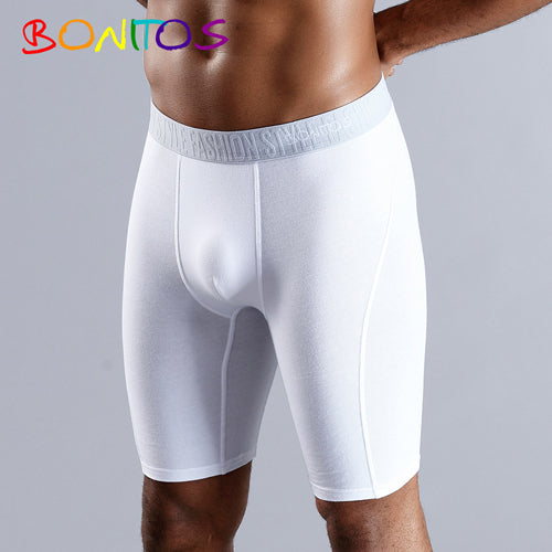 Long Boxer Shorts Natural Cotton Comfortable Soft Top Brand High Quality