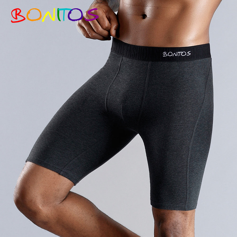 Long Boxer Shorts Natural Cotton Comfortable Soft Top Brand High Quality