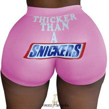 Load image into Gallery viewer, Summer High Waist Women Sexy Hip Plus Size Fitness Thicker Than A Snickers