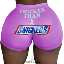 Load image into Gallery viewer, Summer High Waist Women Sexy Hip Plus Size Fitness Thicker Than A Snickers