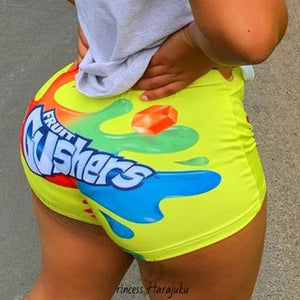 Summer High Waist Women Sexy Hip Plus Size Fitness Thicker Than A Snickers