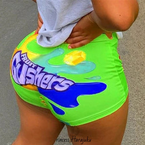 Summer High Waist Women Sexy Hip Plus Size Fitness Thicker Than A Snickers