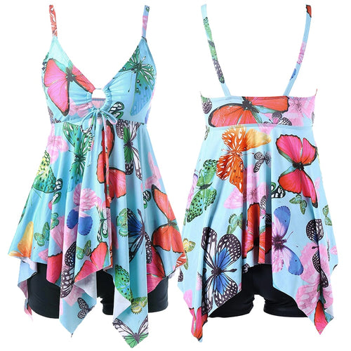 Sexy Two Piece Swimming Suit Dress Women Bikini Swimwear Bathing Suit Summer Beach