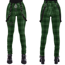 Load image into Gallery viewer, Women Plaid Pants High Waist Streetwear Fashion