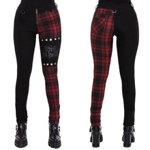 Load image into Gallery viewer, Women Plaid Pants High Waist Streetwear Fashion