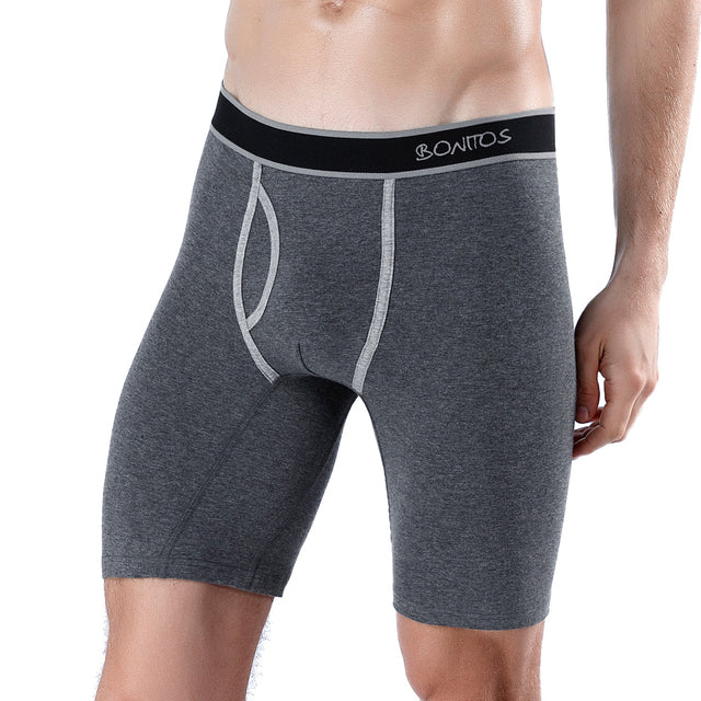 Long Boxer Shorts Natural Cotton Comfortable Soft Top Brand High Quality