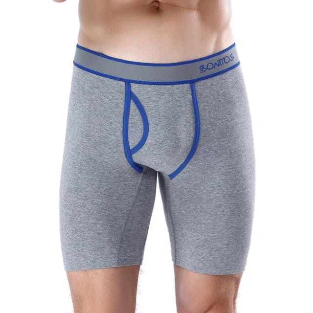 Long Boxer Shorts Natural Cotton Comfortable Soft Top Brand High Quality