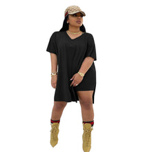 Load image into Gallery viewer, Plus Size Women Clothing Two Piece Shorts Sets