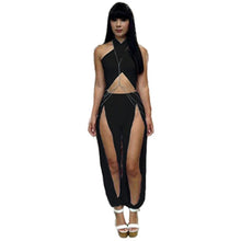 Load image into Gallery viewer, One Piece Women Rompers Sexy Sleeveless Loose Split Wide Leg Plus Size Bodycon Jumpsuit