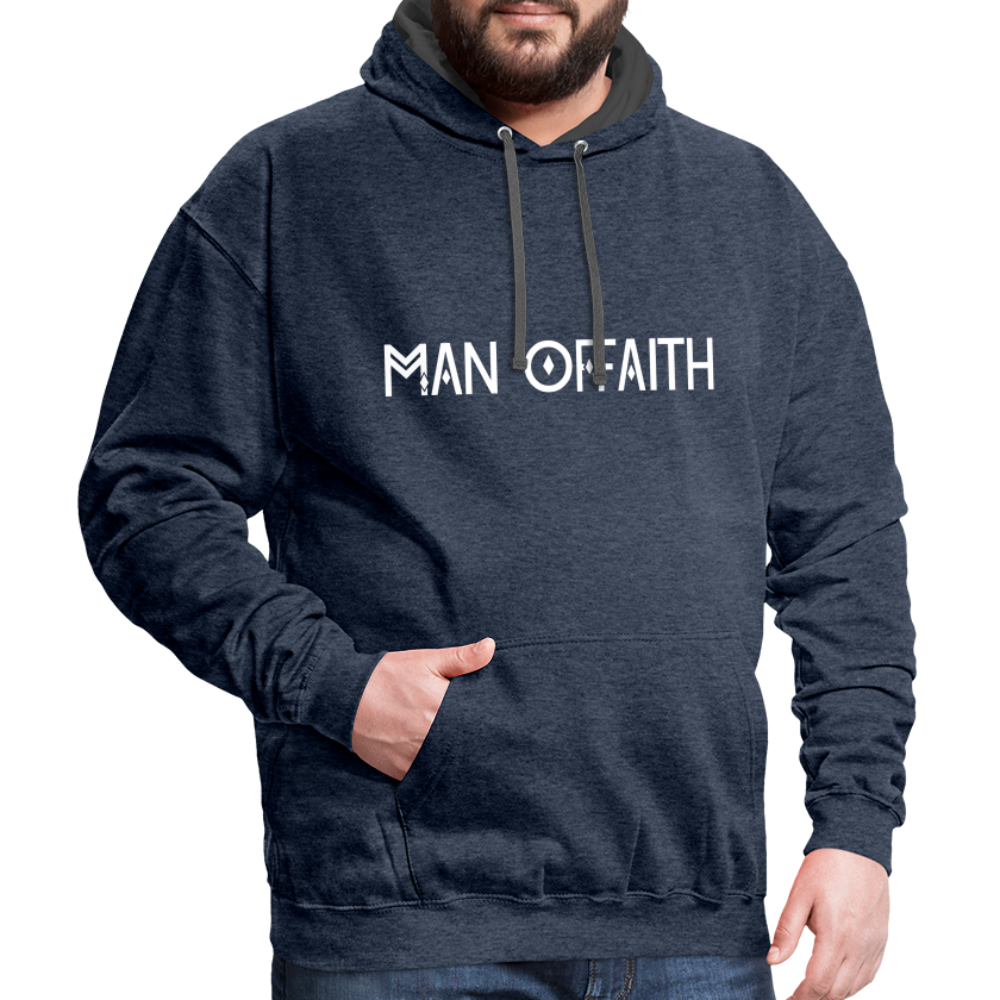 Uniquely You Mens Hoodie - Pullover Hooded Sweatshirt - Graphic/Man Of Faith